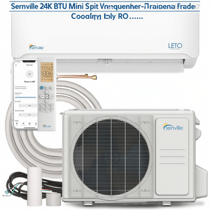 Aire Acondicionado Mini Split Eléctrico Senville 24K BTU - Enfriamiento Único de Frecuencia Variable con Ahorro de Energía para RV - Product Image 2