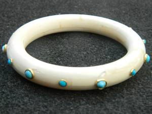 Pulseras de Hueso para Mujer, Hechas a Mano, Diseño Redondo de Imitación Antigua, Joyería Duradera de la India por MN EXPORTS - Product Image 5