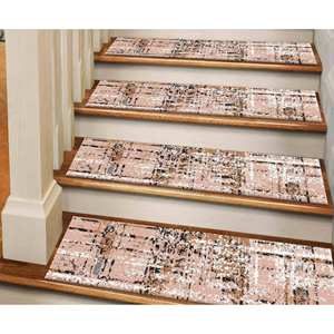 Tapis ethnique imprimé : Tapis d'escalier moderne personnalisé au design Kilim minimaliste, Gobelin - Product Image 5