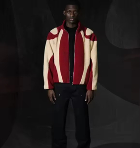 Chaqueta polar Sherpa con diseño personalizado, ropa de calle, chaqueta de invierno para exteriores, chaquetas polares para hombre - Product Image 4