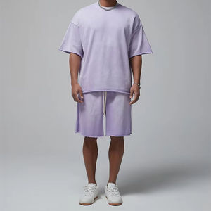 กางเกงขาสั้นผู้ชายผ้าเฟรนช์เทอร์รี่คุณภาพสูง สวมใส่สบาย สไตล์ลำลอง พิมพ์ลาย กางเกงขาสั้นสตรีทแวร์คุณภาพดีที่สุด - Product Image 2