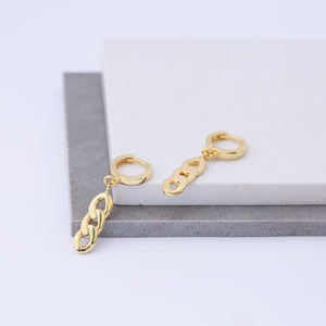 ต่างหูเชือกดีไซน์แบบไม่มีเสน่ห์แบบห้อยต่างหูแบบตุรกีเครื่องประดับเงินสเตอร์ลิง925ขายส่ง - Product Image 4