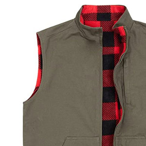 Chaleco Informal de Alta Calidad para Hombre, Chaleco Sin Mangas con Cremallera Completa, Chaleco de Exterior con Bolsillos para Hombre - Product Image 6