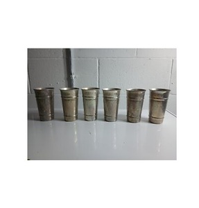 Vaso de aluminio para leche y zumo hecho a mano Vaso de aluminio para beber al por mayor a bajo precio - Product Image 2