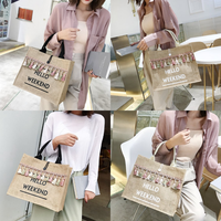 Vente en gros de sac pour femmes en jacinthe d'eau fait à la main en matériau naturel sac à provisions de haute qualité produit en Thaïlande