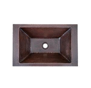 Super Charola Rectangular Cobre Bar Fregadero Cocina Cobre Doble Pared Fregadero Antiguo Cobre Fregadero Lujo Oscuro Mate Fabricante - Product Image 1