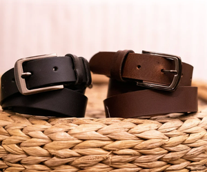 Cinturones de Moda al por Mayor para Hombre, Sin Hebilla, OEM, Cinturones Personalizados de Fábrica, Cuero Genuino - Product Image 4