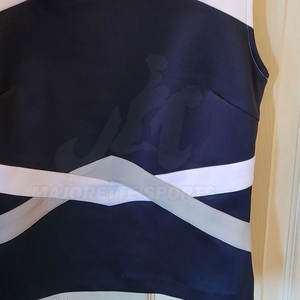 Athletic Cheer Shell Top Flexible <b>Stretch</b> Material For Active Movement And Team Activities - Product Image 2