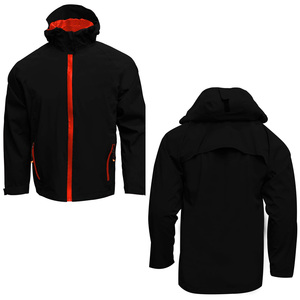 Personalizado para hombre impermeable cortavientos al aire libre chaqueta de nieve de esquí capa de lluvia con capucha - Product Image 3