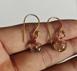 ต่างหูอัญมณีสีเงินสเตอร์ลิง925ชิ้นต่างหูอัญมณีสีทอง10X15mm รูปทรงปากกาอุปกรณ์จัดงานแต่งงานและของขวัญวันเกิดวันแม่ - Product Image 5