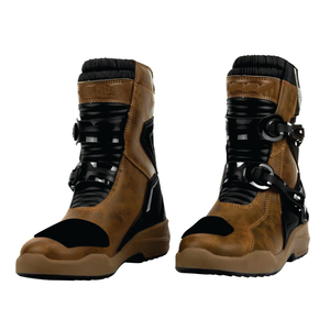 Chaussures de moto sportives en cuir imperméables et respirantes pour femmes, bottes longues à la cheville, chaussures de course pour femmes - Product Image 6