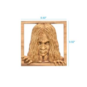 Samara Vòng Tường Treo Trang Trí Nội Thất Thân Thiện Với Môi Và Bền Gỗ Tếch Với Hoàn Thiện Tự Nhiên Phim Kinh Dị Lấy Cảm Hứng Trang Trí Nội Thất - Product Image 6