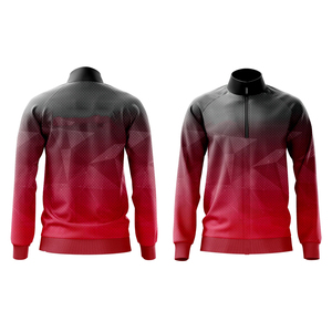 Chaqueta Impermeable Ligera, Transpirable, de Secado Rápido, Resistente al Viento, con Media Cremallera y Logotipo Personalizado en Lona Reflectante Sublimada - Product Image 2
