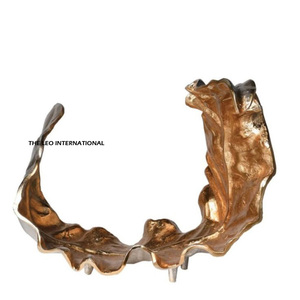 Cuenco decorativo de aluminio de lujo moderno Vintage de aspecto Premium caliente gratis para decoración del hogar frutas secas decoración de oficina regalos - Product Image 2