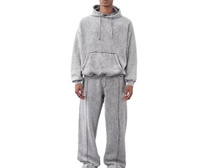 Digital print Men Acid Wash Tracksuit design hot selling top trending fully customized Acid Wash Tracksuit with best <b>stuff</b> - Product Image 6