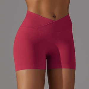 Pantalones de entrenamiento de cintura alta más vendidos, pantalones cortos deportivos sin costuras en forma de V para mujer, pantalones cortos deportivos para mujer - Product Image 6