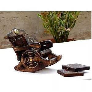 Posavasos de madera de nogal personalizado moderno, calidad duradera real para pedidos a granel a la mejor tarifa al por mayor - Product Image 1