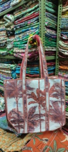 Indien matelassé à la main coton sac fourre-tout femmes grand Floral ethnique bloc imprimé épaule sac à provisions fermeture éclair Style de mode - Product Image 2