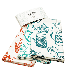 Serviettes de cuisine en coton biologique de qualité supérieure, imprimées, certifiées GOTS, séchage rapide, service de vente en gros pour les acheteurs mondiaux - Product Image 1