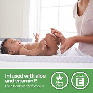 Lingettes pour bébé HUGGIES Natural Care sans parfum, pour peaux sensibles, paquet à ouverture facile, 32 lingettes au total - Product Image 6