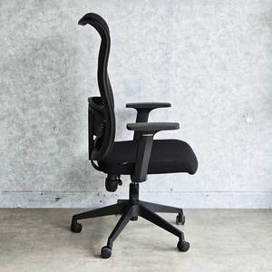 Chaise de bureau ergonomique GAK834 à dossier haut en maille, pivotante, design contemporain avec appuie-tête réglable pour usage en atelier - Product Image 5
