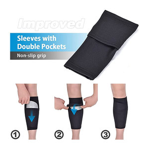 Espinilleras de fútbol para niños y adultos, mangas con inserto mejorado, equipo protector de bolsillo para fútbol para niños, niñas y hombres - Product Image 6