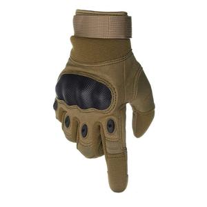 Vente en gros de gants tactiques en cuir et coton gants de travail de sécurité pour mécanicien hiver demi-doigts confortables haute performance - Product Image 3