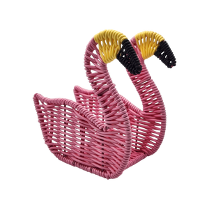 Haute qualité étanche à la main en plastique rotin flamant rose porte-serviettes Options personnalisables boîte à mouchoirs décoration de la maison Vietnam - Product Image 1