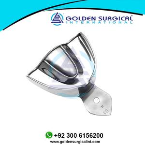 Portaimpresiones Ortodóntico Grande, Superior, Sólido |   Bandeja de Impresión Dental de Acero Inoxidable, Autoclavable, Suministros Dentales - Product Image 2