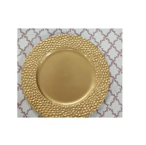 Plaques de chargement rondes dernière Collection Design rétro finition or meilleur pour fête de mariage Restaurant plateaux de Table - Product Image 2