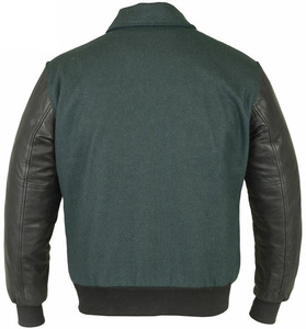 2025 New Winter Street Wear Style Adult Size Canvas Stand Hooded Breathable Letterman <b>Jackets</b> Front Customized Printing Latest - Product Image 3