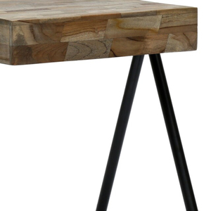 Modern Designed Natural Wood <b>Side</b> <b>Table</b> for <b>Sofa</b> Dining & Bedroom with Metal Legs-Home Decor Factory Price - Product Image 3