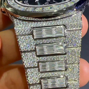 Top Quality Custom Watch for <b>Men</b> Iced Out Lab Grown Watch Diamond Studded Hip Hop Diamond Jewelry - Product Image 5