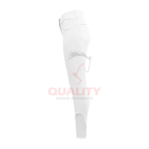 Pantalones de equitación elegantes para mujer, ajustados, ligeros, de tela transpirable, cómodos y duraderos para entrenamiento ecuestre. - Product Image 3