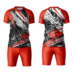 Conjuntos de uniformes de fútbol personalizados para hombres, camiseta y pantalones cortos de fútbol de equipo personalizado con servicio de impresión de números y logotipos - Product Image 4