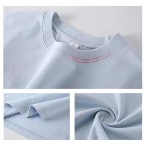 T-shirts graphiques décontractés unisexe T-shirts en coton surdimensionnés imprimés sur mesure pour hommes Impression numérique à motifs solides - Product Image 3