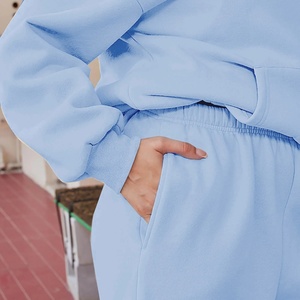 Nueva sudadera de invierno informal para mujer con pantalones de chándal, conjunto de chándal, chándal de gran tamaño transpirable de secado rápido - Product Image 3