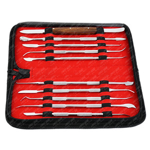 Vente chaude 10 pièces cire sculpteurs trousse à outils Double extrémité cire modélisation sculpture ensemble sculpture spatules bijoux argile fabrication de savon - Product Image 6