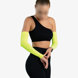 <b>Compression</b> <b>Arm</b> <b>Sleeve</b> In Green Color Breathable Product, Latest Design Customized Logo Printed Top Seller <b>Arms</b> <b>Sleeves</b> - Product Image 6