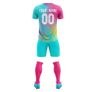 Uniformes de fútbol ligeros personalizables con logotipo personalizado Camiseta de etiqueta privada estirable de Francia - Product Image 3