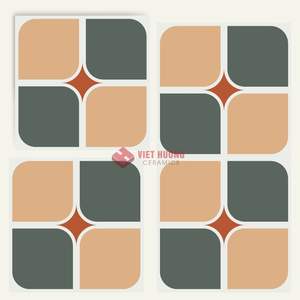 Azulejos de Cemento 200x200, Azulejos Geométricos Retro Encaustados Hechos a Mano para Paredes Interiores y Pisos con Estilo - Product Image 2