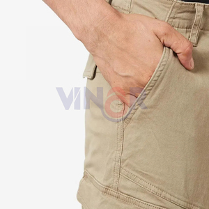 กางเกงคาร์โก้ผู้ชายวัสดุผ้าฝ้ายพรีเมี่ยม - Product Image 6