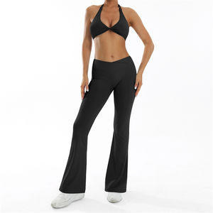 Prêt à Expédier 5 Couleurs Femmes Yoga Sports Ensembles Haute Extensible Haute Qualité Personnalisé Confortable Yoga Femmes Leggings Dames - Product Image 2