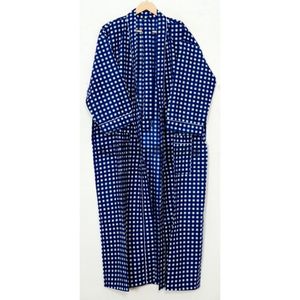 Kimono Elegante de Algodón con Diseño Tradicional Japonés para Mujer, Abertura Frontal, Cintura Elástica, Estampado Floral, Primavera - Product Image 5