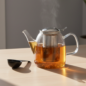 Théière en verre avec infuseur en acier inoxydable, couvercle et capacité de 500 ml 3304459-500 - Product Image 4