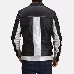 Chaquetas de Cuero al por Mayor, Chaqueta de Cuero Bomber de Invierno Personalizada para Hombre, Chaqueta de Cuero de Alta Calidad Resistente al Viento - Product Image 2