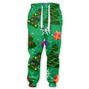 กางเกงวอร์มสำหรับผู้ชายผ้าโพลีเอสเตอร์และผ้าฝ้ายที่ทันสมัยสวมใส่สบาย - Product Image 5