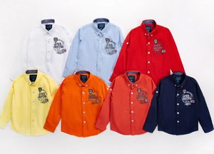 Vêtements pour enfants garçons Chemises en tissu confortables Chemises pour enfants à manches longues 100% coton Chemises pour garçons Printemps - Product Image 5