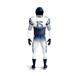 Nuevo Uniforme de Fútbol Americano Personalizado para Hombre, Diseño Transpirable de Verano, 100% Poliéster, Pedidos al por Mayor para Equipos - Product Image 3