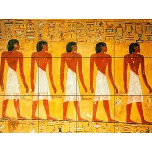 Coloré ancienne egypte céramique murale dosseret carrelage de bain #95 mode hommes Art peintures murales pour décor à la maison élégant - Product Image 1